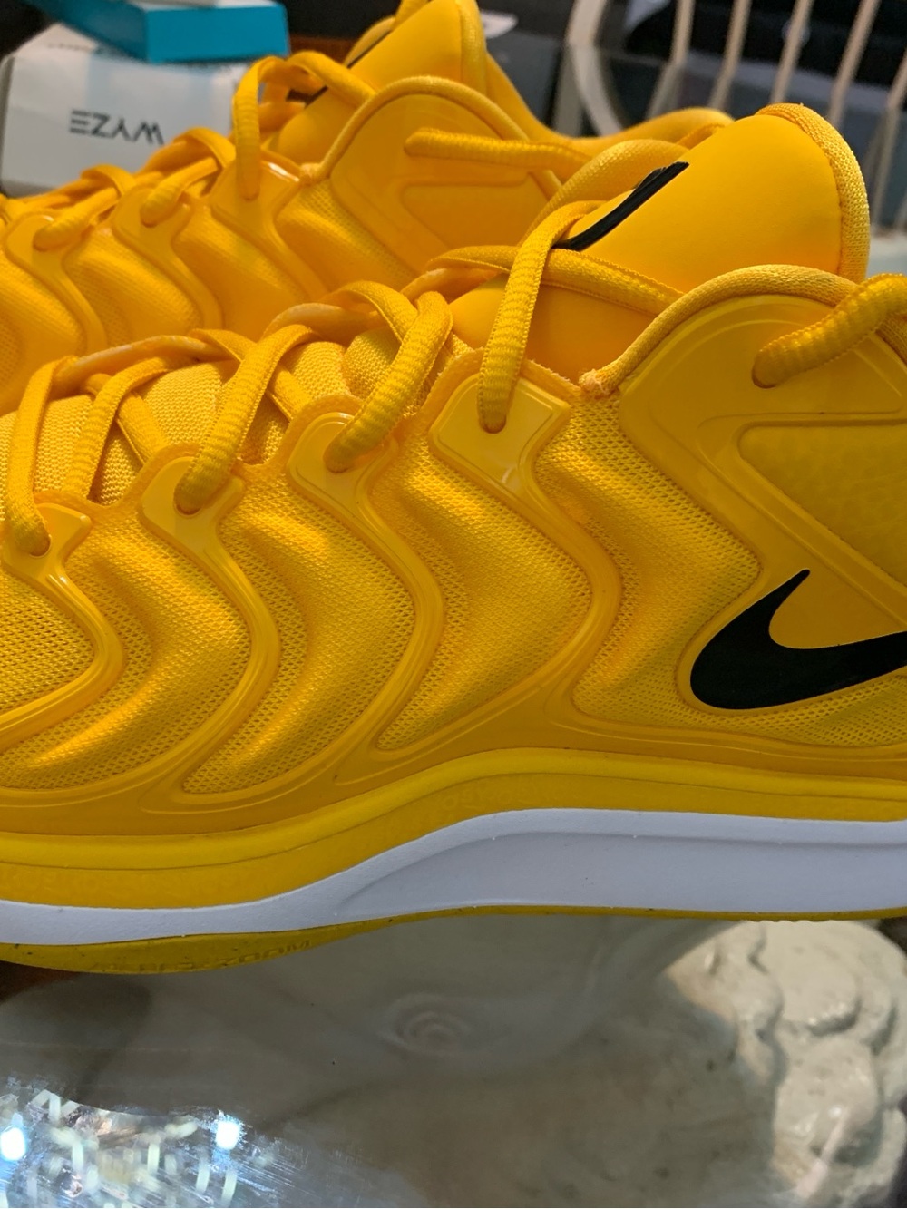 Nike Bright Yellow Sneakers with Black Swoosh